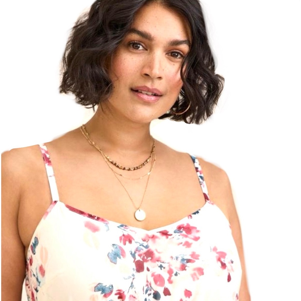 🆕🌺TORRID Midi Chiffon Pleated Floral Dress🌺 - Picture 15 of 15